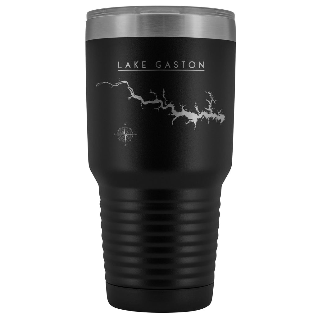 Lake Gaston Map Tumbler, 30oz Tumbler, Laser Etched, Lake Gift, Lake House Gift, Unique Gift For Boat Owners - Houseboat Kings