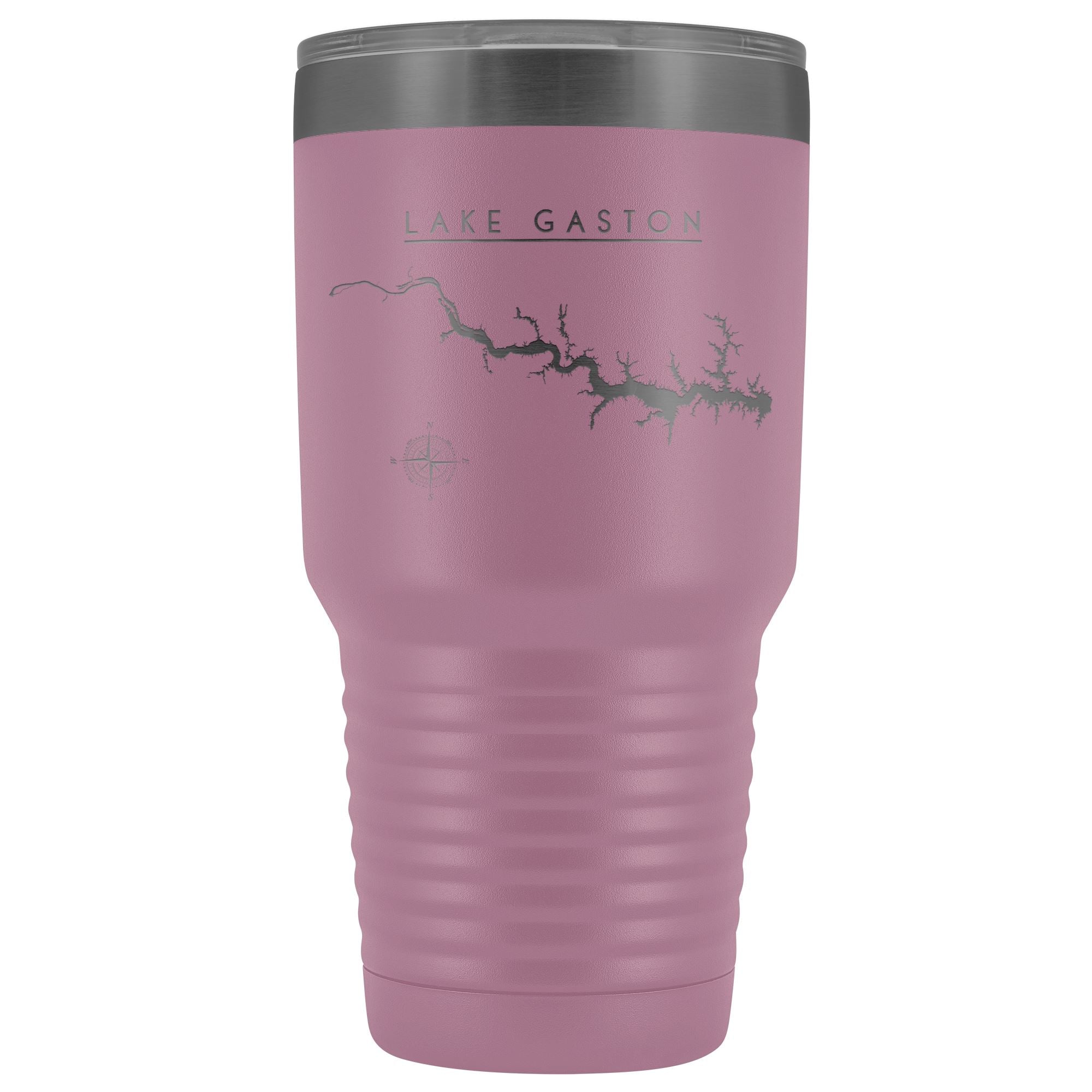 Lake Gaston Map Tumbler, 30oz Tumbler, Laser Etched, Lake Gift, Lake House Gift, Unique Gift For Boat Owners - Houseboat Kings