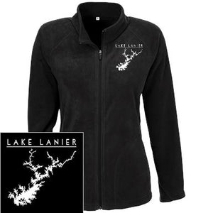Lake Lanier Embroidered Women's Microfleece - Houseboat Kings