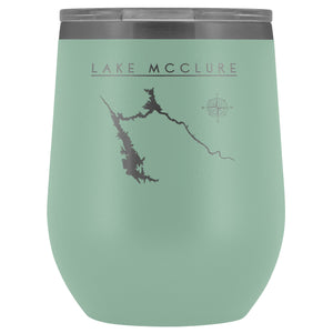 Lake McClure Wine Tumbler | Laser Etched | Lake Gift - Houseboat Kings