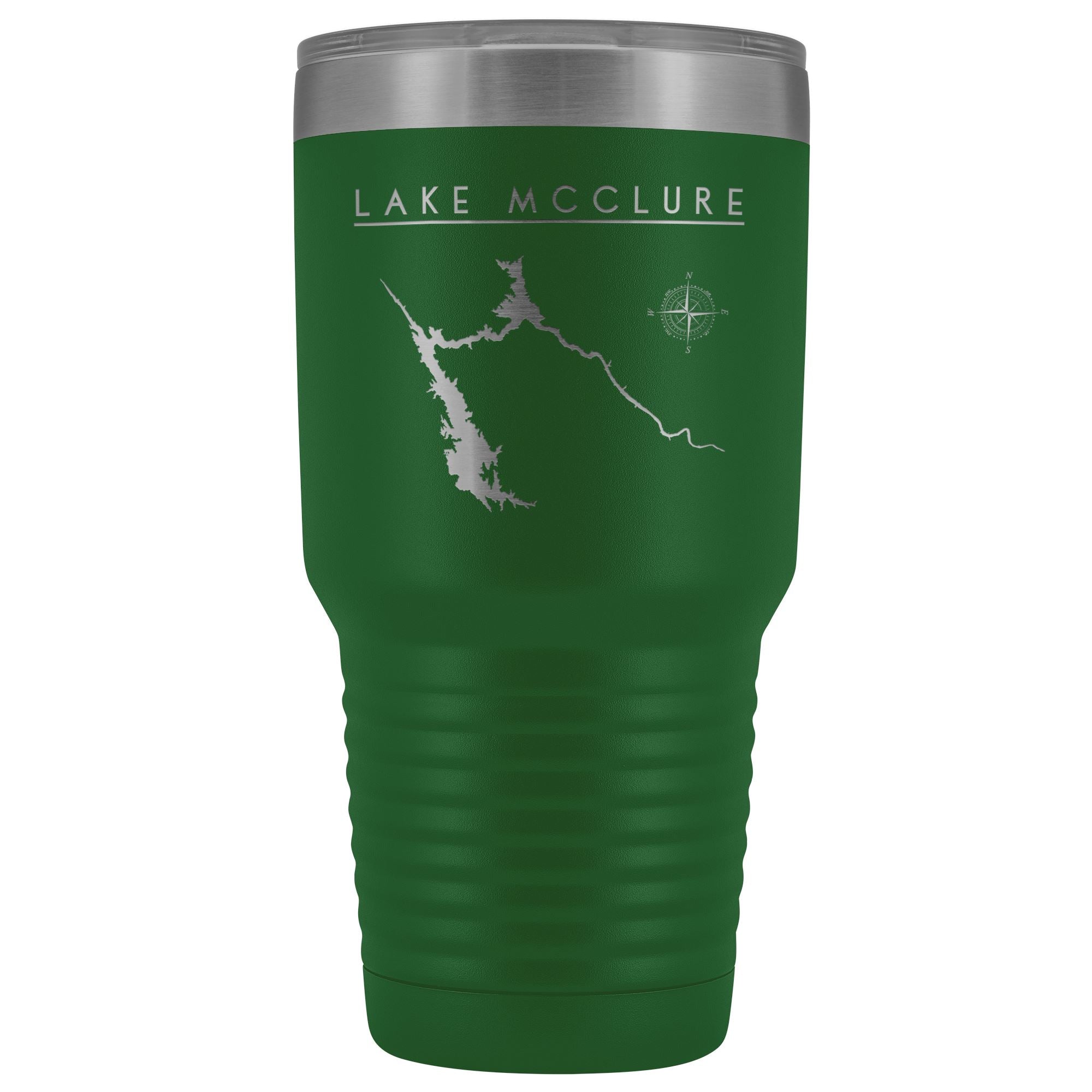 Lake McClure 30oz Lake Tumbler | Laser Etched | Lake Gift - Houseboat Kings
