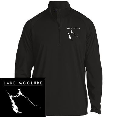 Lake McClure Embroidered Sport-Tek 1/2 Zip Raglan Performance Pullover - Houseboat Kings