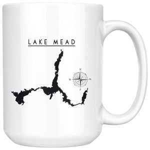 Lake Mead 15oz Coffee Mug | Printed | Lake Gift - Houseboat Kings