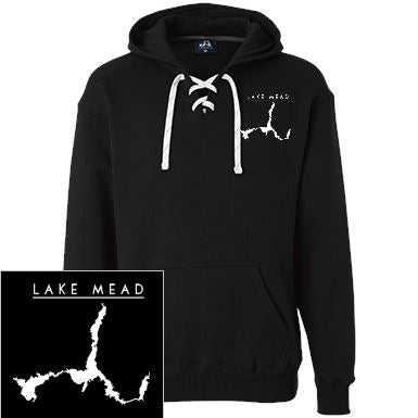 Lake Mead Embroidered Heavyweight Sport Lace Hoodie - Houseboat Kings