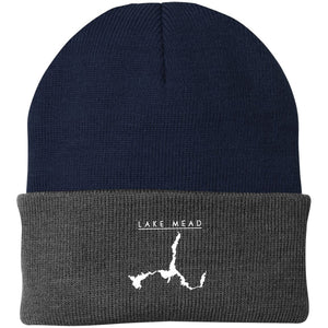 Lake Mead Embroidered Knit Cap - Houseboat Kings