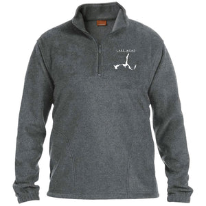 Lake Mead Embroidered Men's 1/4 Zip Fleece Pullover - Houseboat Kings