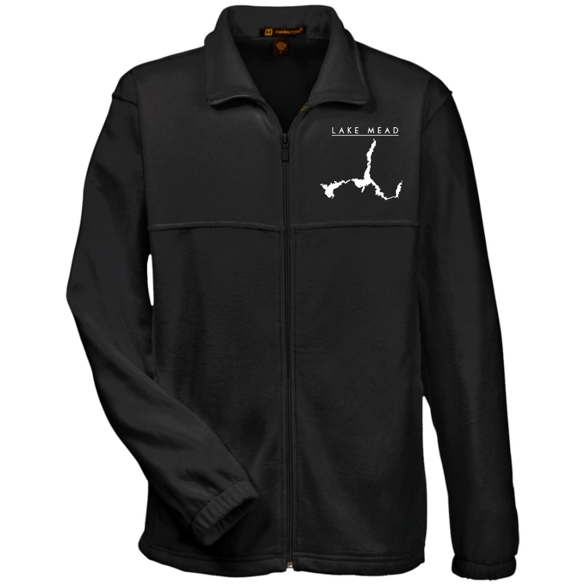 Lake Mead Embroidered Men's Fleece Full-Zip - Houseboat Kings