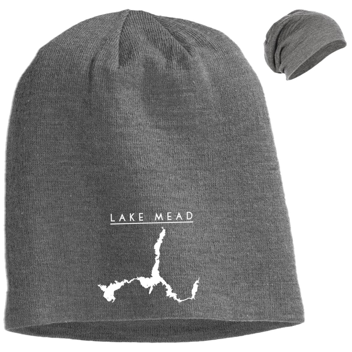 Lake Mead Embroidered Slouch Beanie - Houseboat Kings