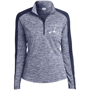Lake Mead Embroidered Sport-Tek Women's Electric Heather 1/4-Zip Pullover - Houseboat Kings