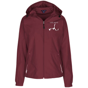 Lake Mead Embroidered Sport-Tek Women's Jersey-Lined Hooded Windbreaker - Houseboat Kings