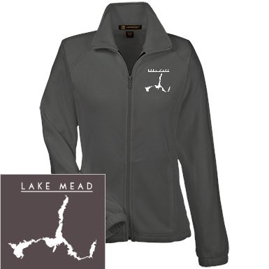 Lake Mead Embroidered Women's Fleece Jacket - Houseboat Kings