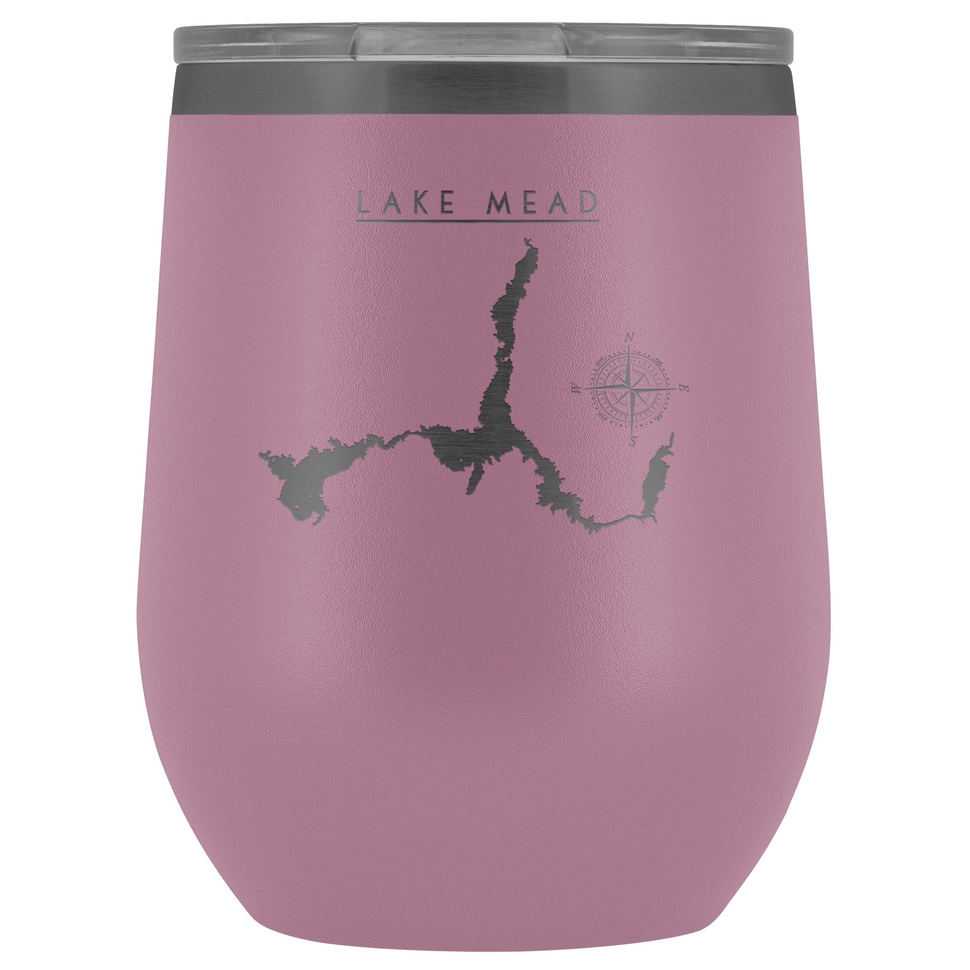 Lake Mead Wine Tumbler | Laser Etched | Lake Gift - Houseboat Kings