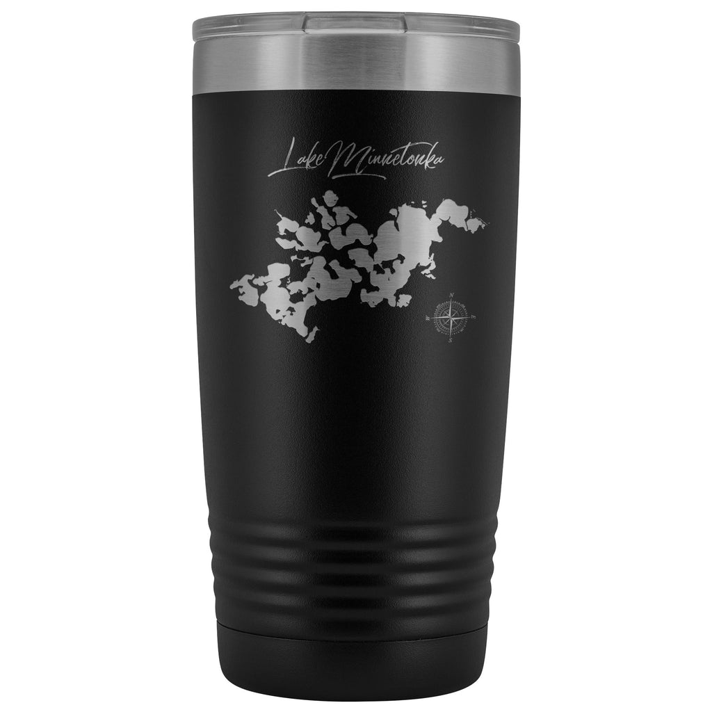 Lake Minnetonka 20oz Lake Tumbler | Extended Lake Map | Lake Gift - Houseboat Kings