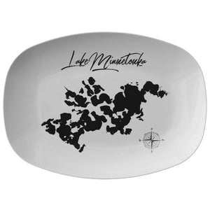 Lake Minnetonka Serving Platter | Printed | Lake Gift - Houseboat Kings