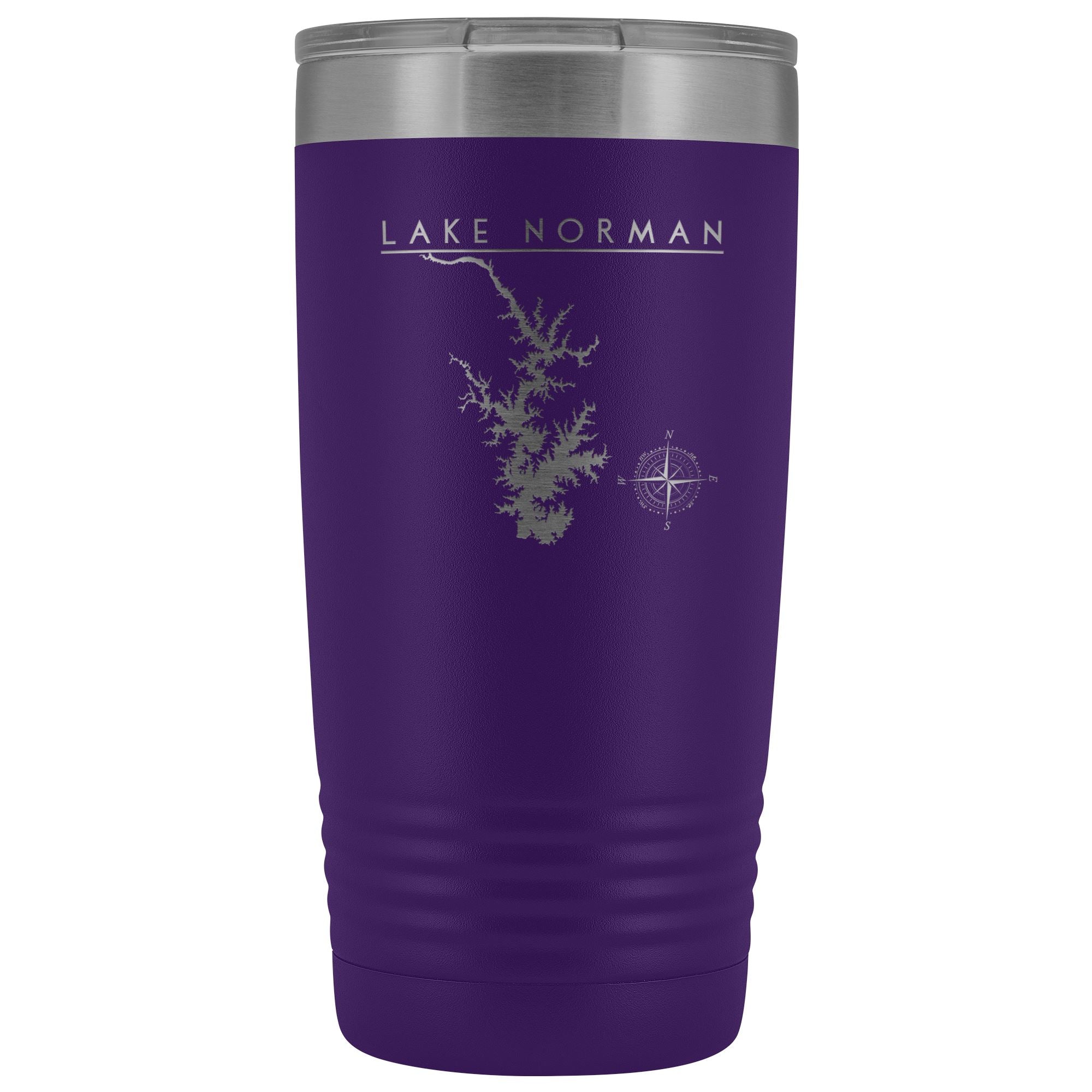 Lake Norman 20oz Lake Tumbler | Laser Etched | Lake Gift - Houseboat Kings