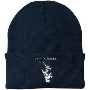 Lake Norman Embroidered Knit Cap - Houseboat Kings