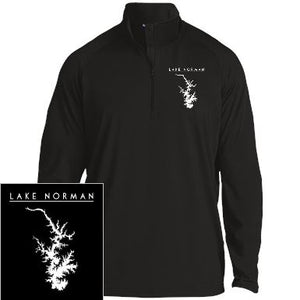 Lake Norman Embroidered Sport-Tek 1/2 Zip Raglan Performance Pullover - Houseboat Kings