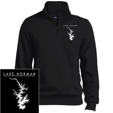 Lake Norman Embroidered Sport-Tek 1/4 Zip Sweatshirt - Houseboat Kings