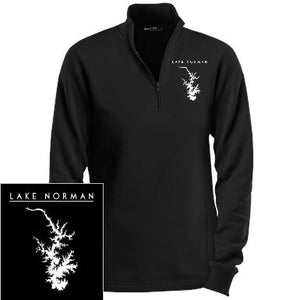Lake Norman Embroidered Sport-Tek Ladies' 1/4 Zip Sweatshirt - Houseboat Kings
