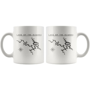 Lake Of The Ozarks 11OZ Coffee Mug | Printed | Lake Gift - Houseboat Kings