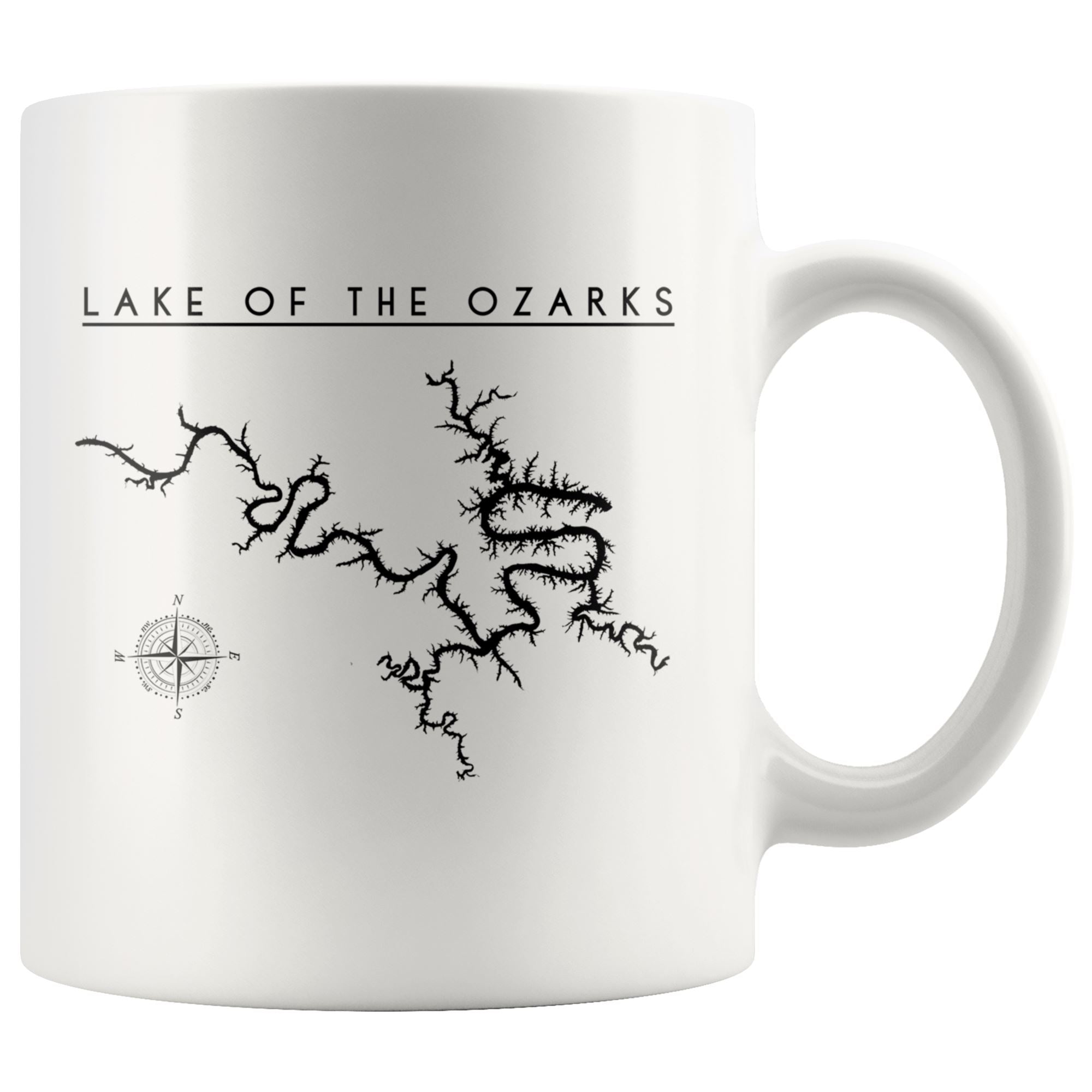 Lake Of The Ozarks 11OZ Coffee Mug | Printed | Lake Gift - Houseboat Kings
