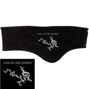 Lake Of The Ozarks Embroidered Fleece Headband - Houseboat Kings