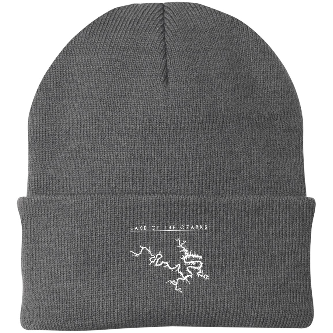 Lake Of The Ozarks Embroidered Knit Cap - Houseboat Kings
