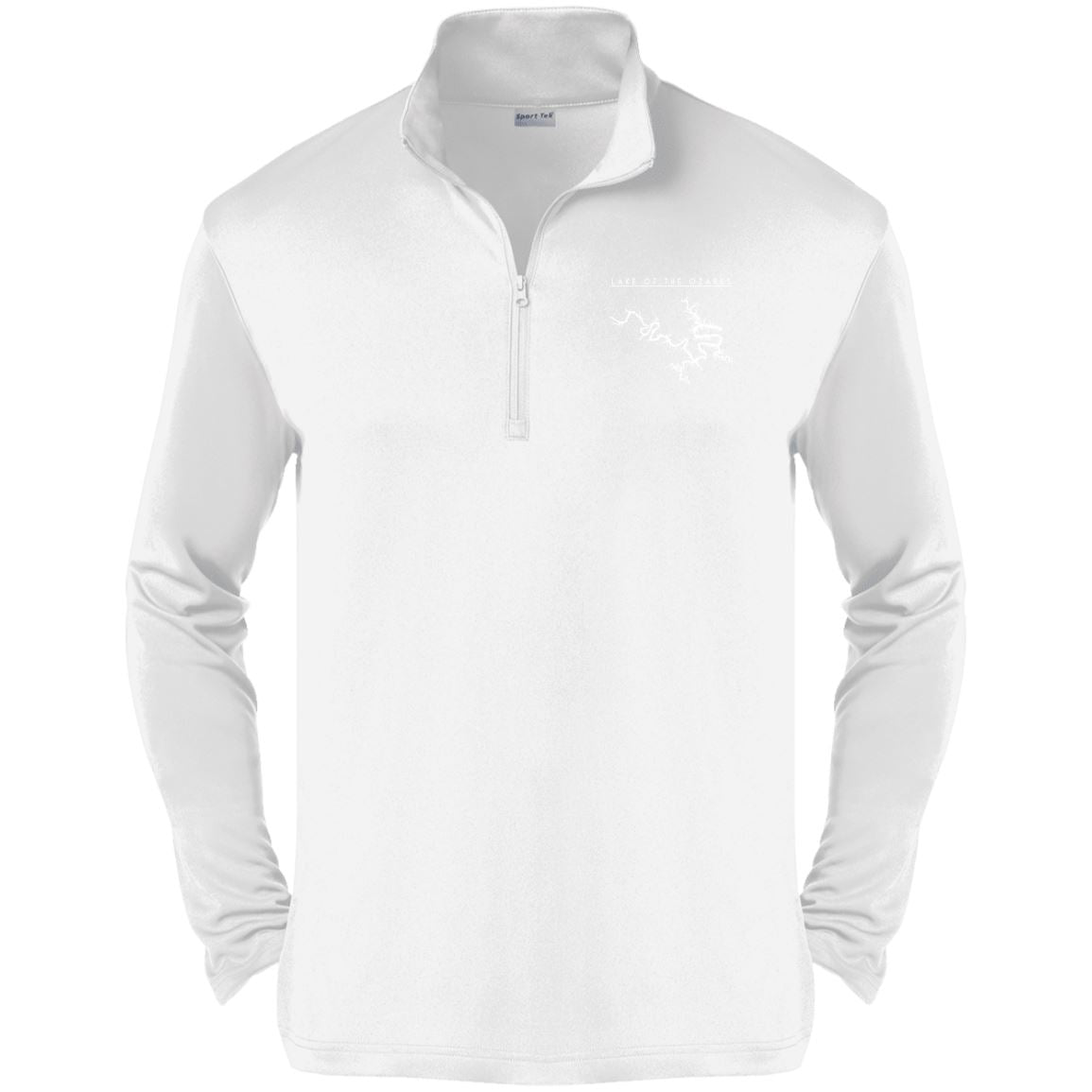Lake Of The Ozarks Embroidered Sport-Tek Competitor 1/4-Zip Pullover White X-Small 