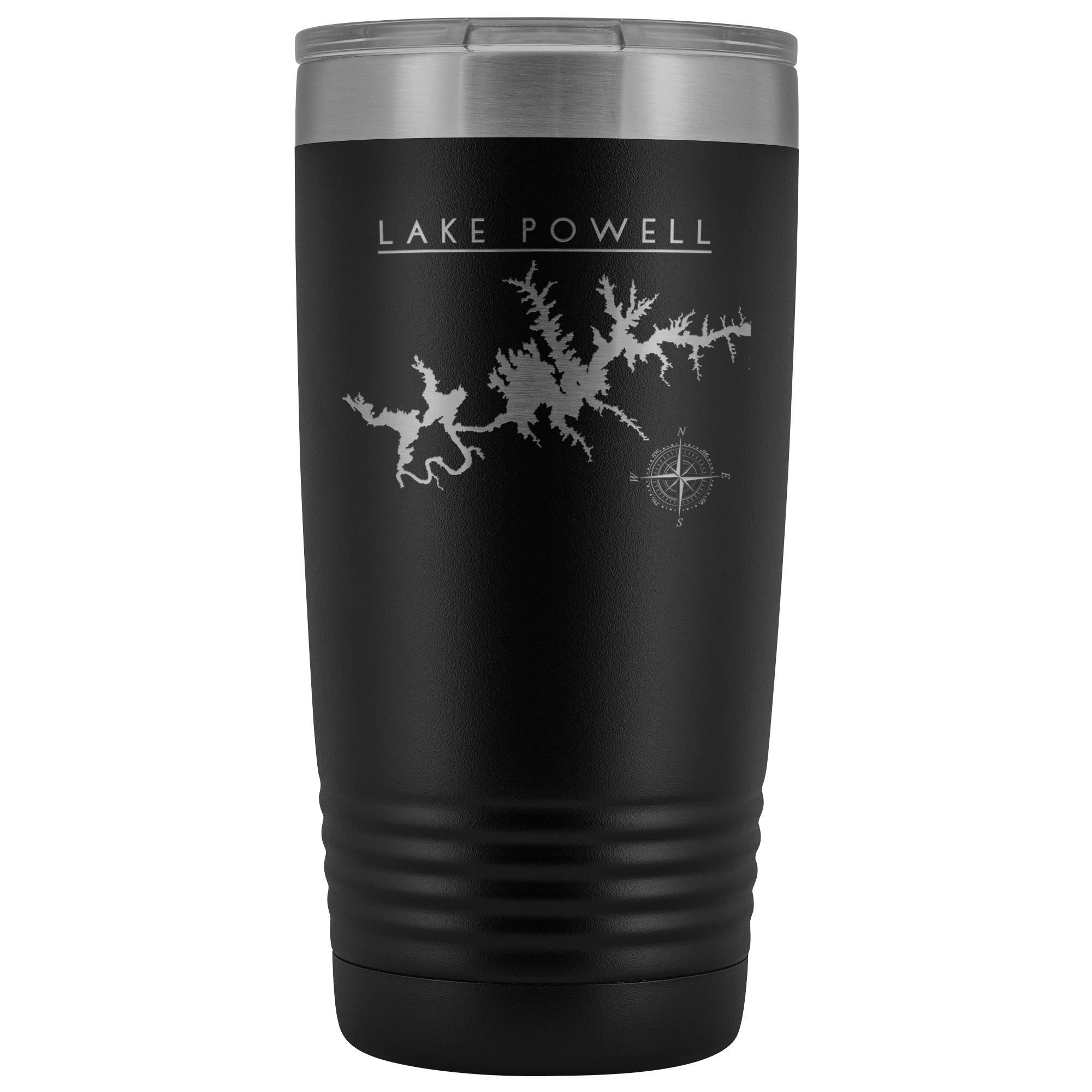 Lake Powell 20oz Lake Tumbler | Laser Etched | Lake Gift - Houseboat Kings