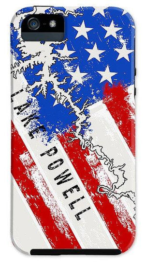 Lake Powell American Flag - Phone Case - Houseboat Kings