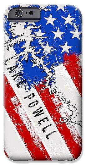 Lake Powell American Flag - Phone Case - Houseboat Kings