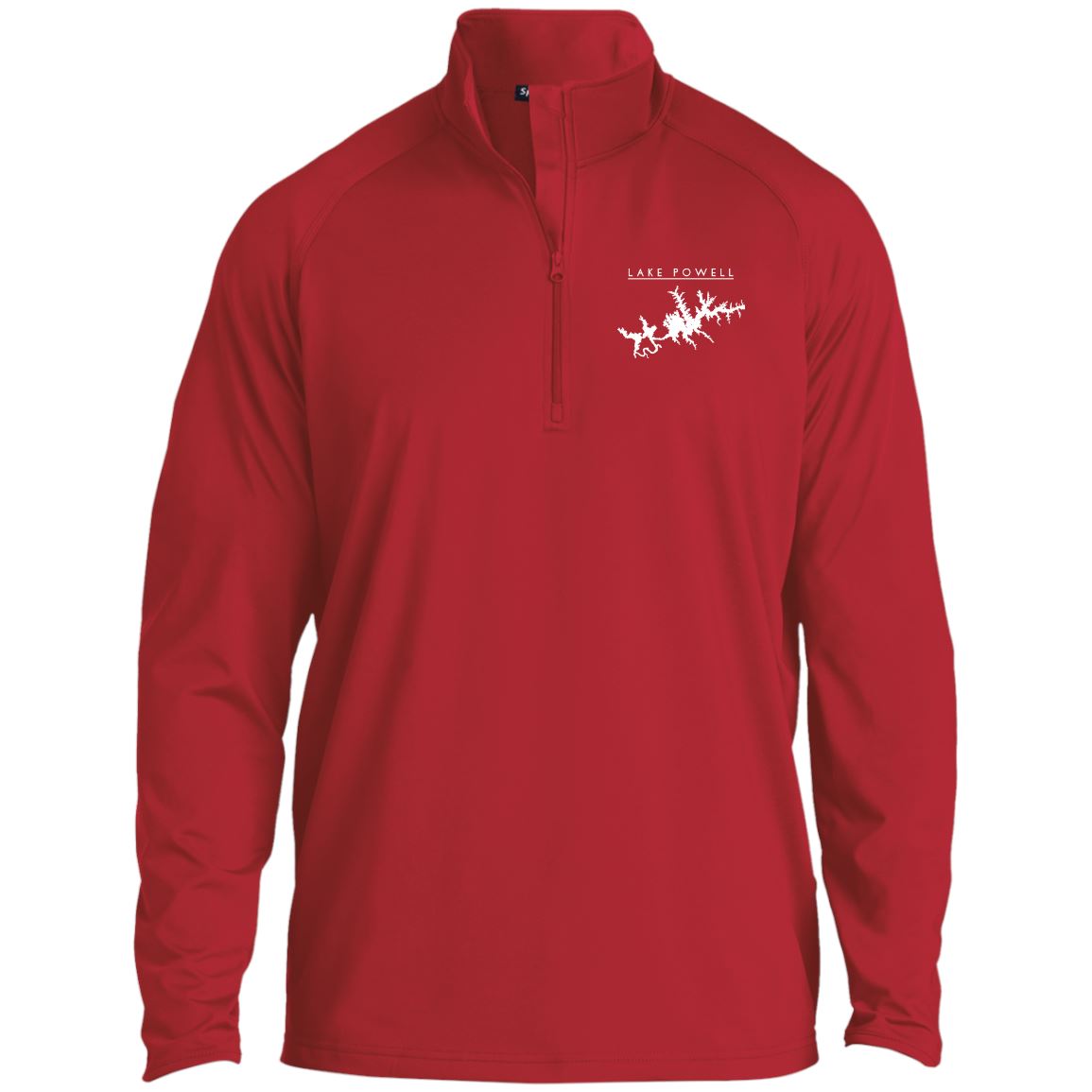 Lake Powell Embroidered Sport-Tek 1/2 Zip Raglan Performance Pullover - Houseboat Kings