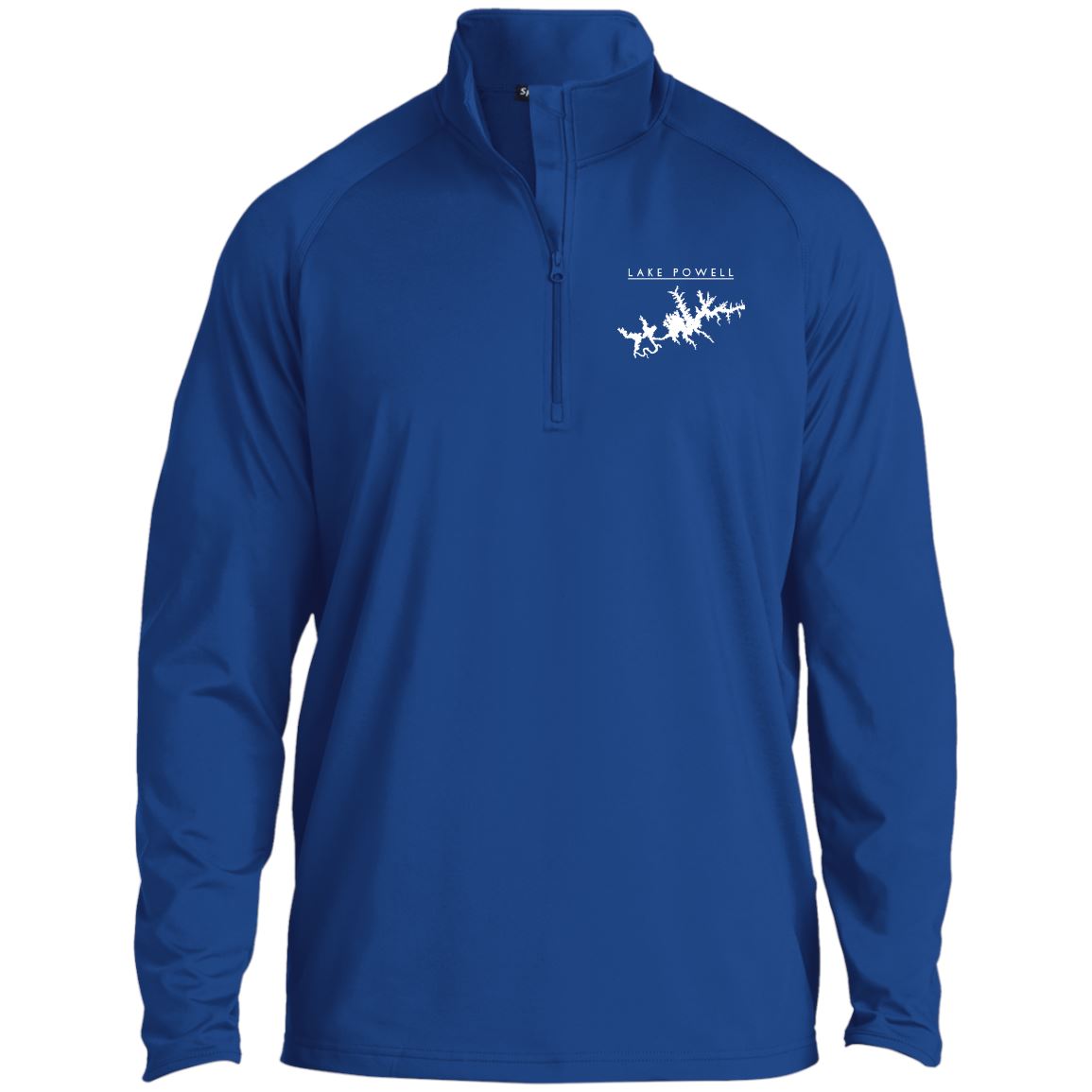 Lake Powell Embroidered Sport-Tek 1/2 Zip Raglan Performance Pullover - Houseboat Kings