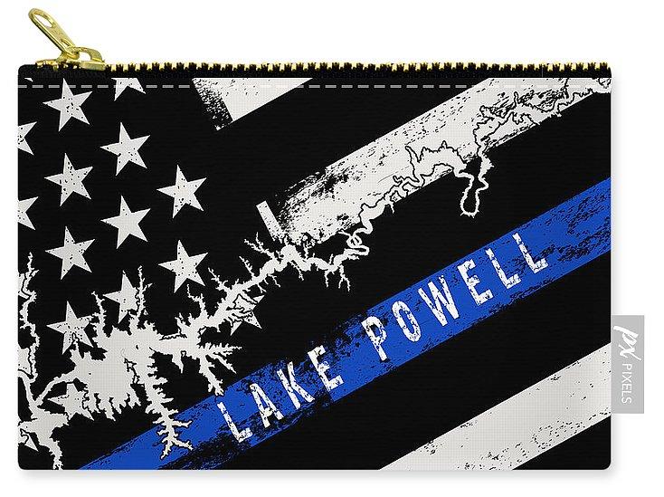 Lake Powell Thin Blue Line - Carry-All Pouch - Houseboat Kings