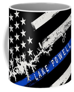 Lake Powell Thin Blue Line - Mug - Houseboat Kings