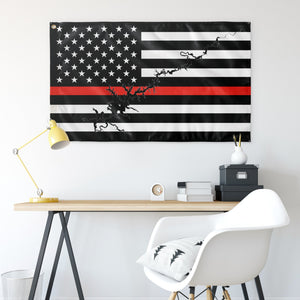 Lake Powell Thin Red Line American Boat Flag Wall Art 