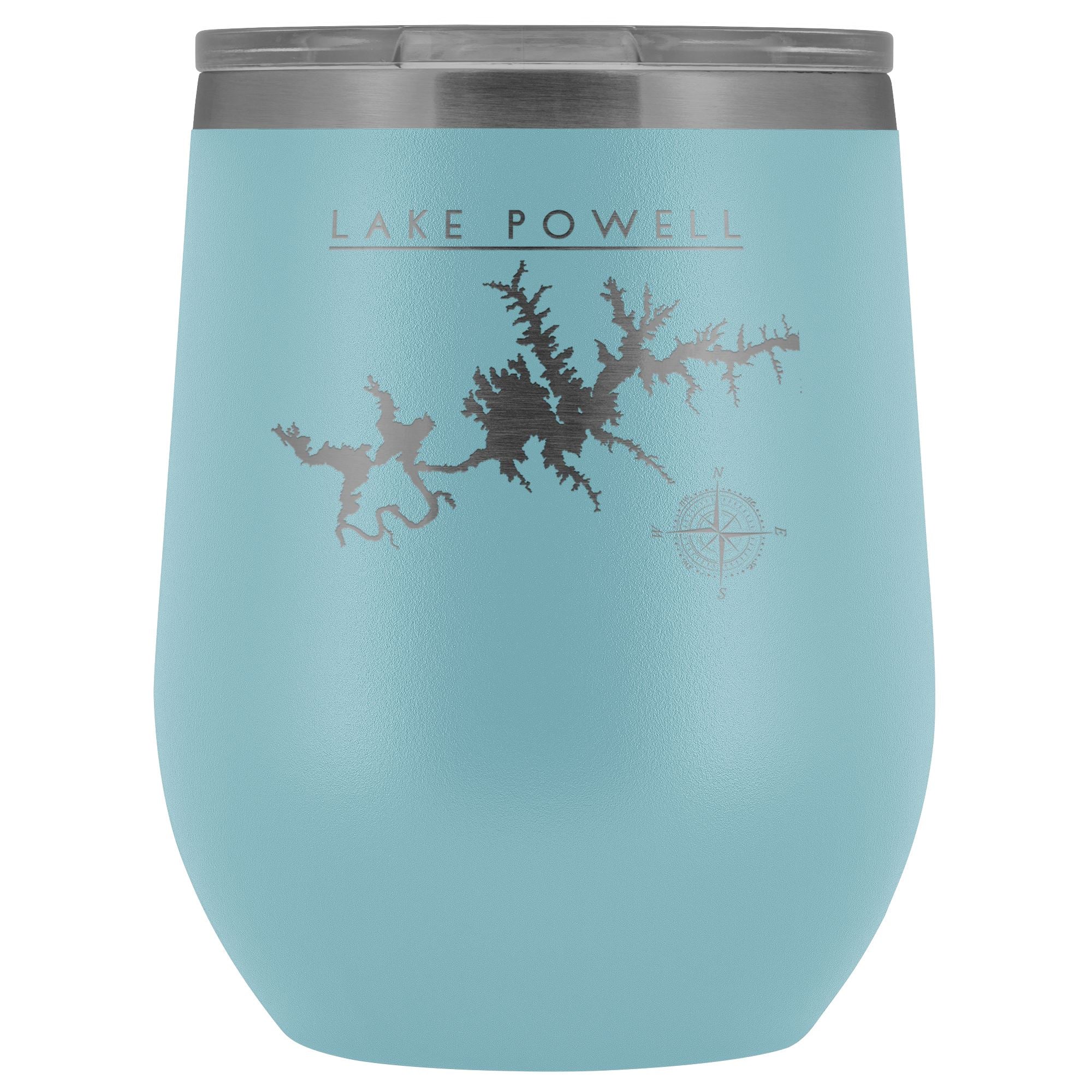 Lake Powell Wine Tumbler | Laser Etched | Lake GIft - Houseboat Kings