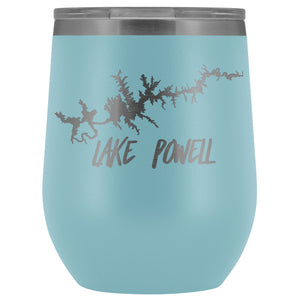 Lake Powell Wine Tumbler | Laser Etched - Houseboat Kings
