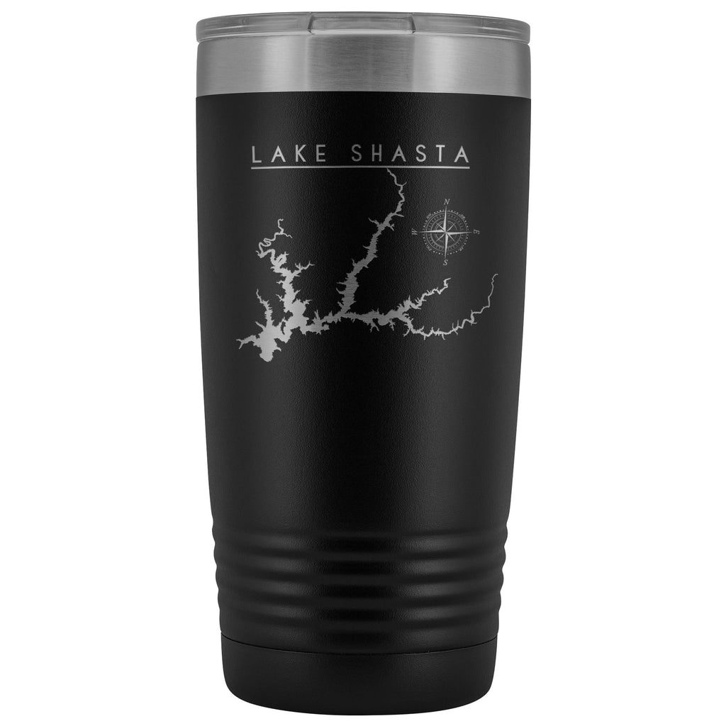 Lake Shasta 20oz Lake Tumbler | Laser Etched | Lake Gift - Houseboat Kings