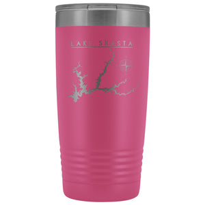 Lake Shasta 20oz Lake Tumbler | Laser Etched | Lake Gift - Houseboat Kings