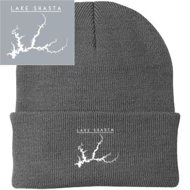 Lake Shasta Embroidered Knit Cap - Houseboat Kings