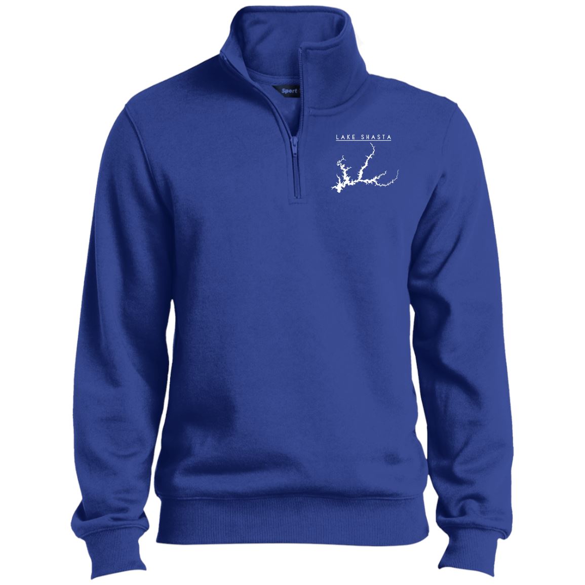 Lake Shasta Embroidered Sport-Tek 1/4 Zip Sweatshirt - Houseboat Kings