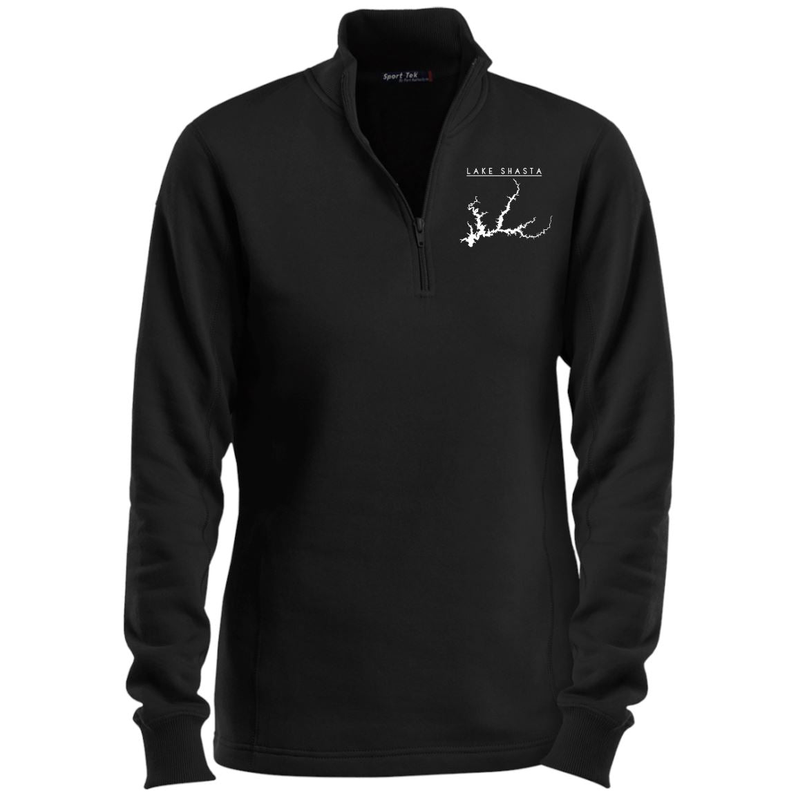 Lake Shasta Embroidered Sport-Tek Ladies' 1/4 Zip Sweatshirt - Houseboat Kings
