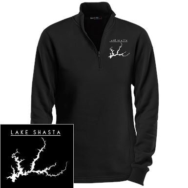 Lake Shasta Embroidered Sport-Tek Ladies' 1/4 Zip Sweatshirt - Houseboat Kings