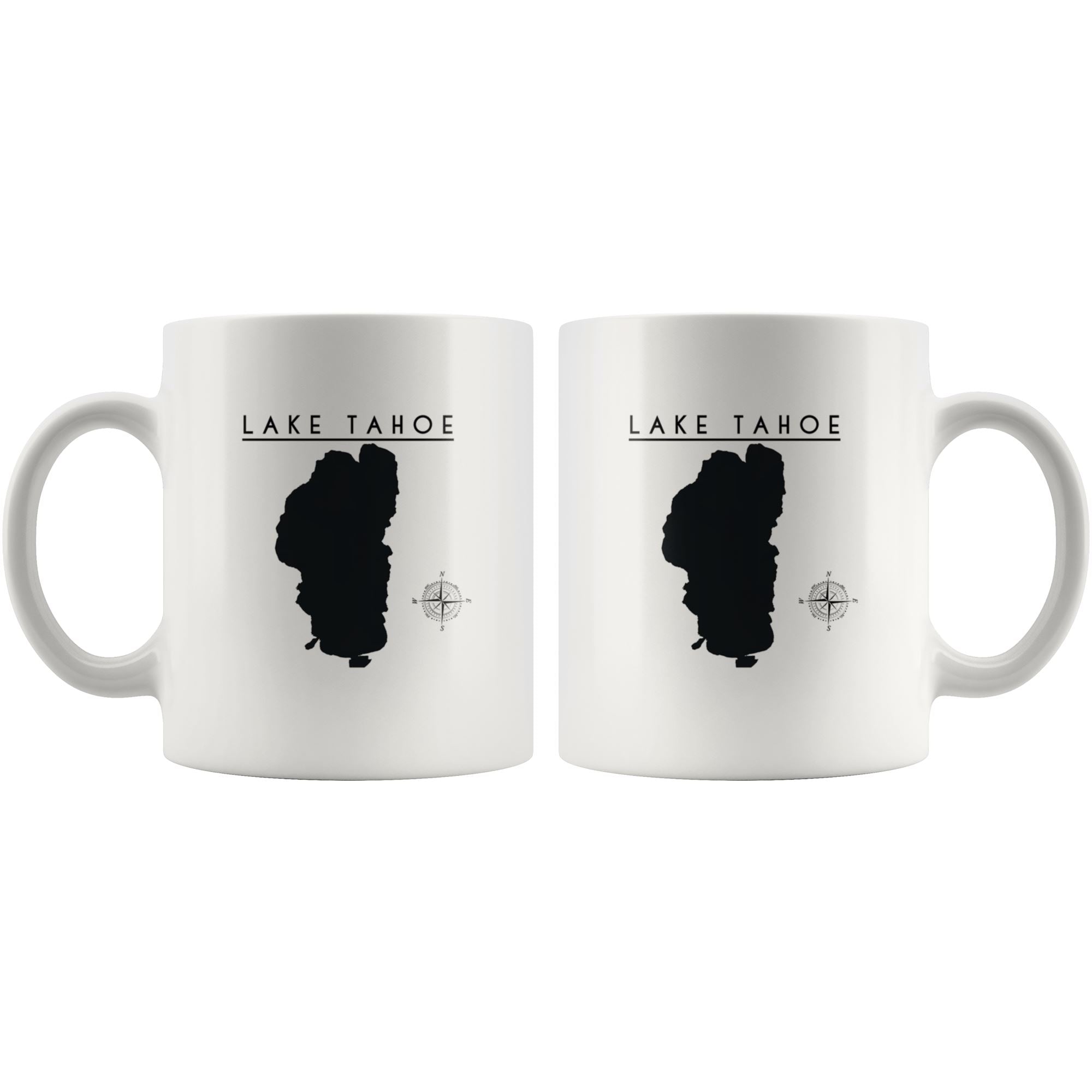 Lake Tahoe Printed Coffee Mug | Lake House Gift - Houseboat Kings