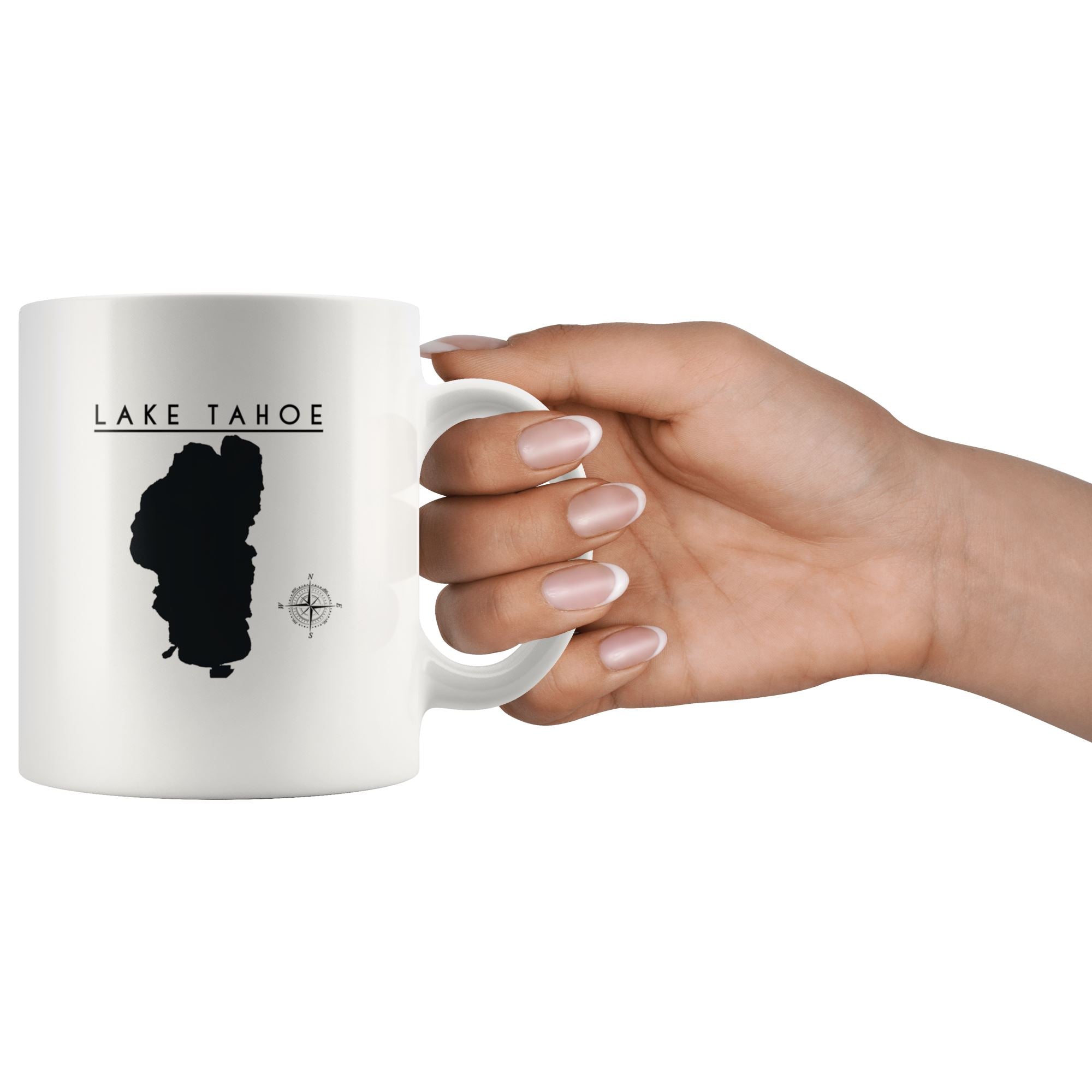 Lake Tahoe Printed Coffee Mug | Lake House Gift - Houseboat Kings