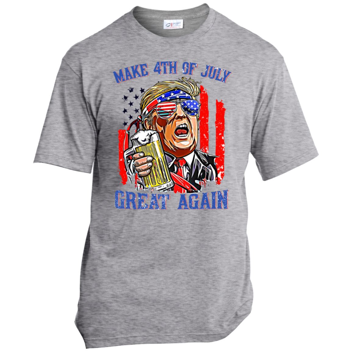 Make 4th Of July Great Again Trump Unisex T - Houseboat Kings