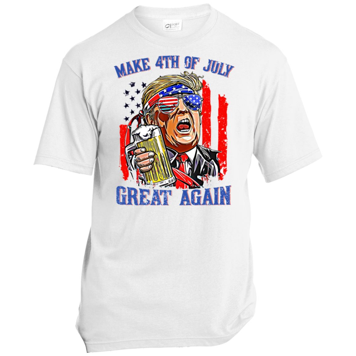 Make 4th Of July Great Again Trump Unisex T - Houseboat Kings