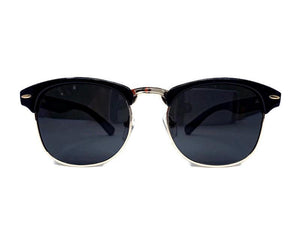 Midnight Black Bamboo Club Sunglasses, Polarized, HandCrafted Sunglasses 