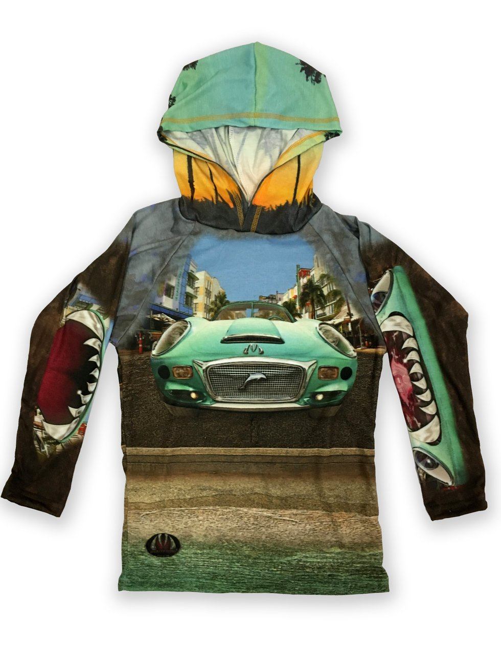 MOUTH MOBILES™ MIAMI - Hoodie Chomp Shirt by MOUTHMAN® Kid's Clothing 